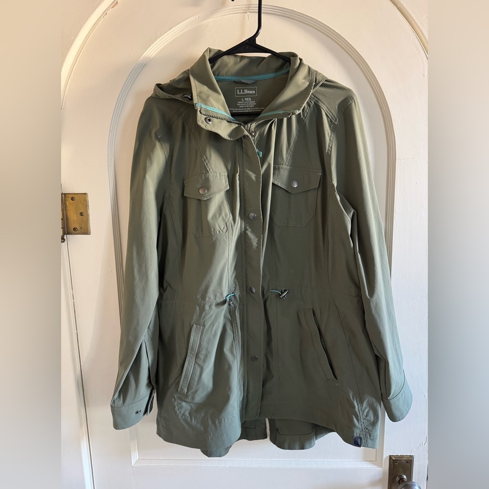 L.L. Bean Women's Olive Utility Jacket